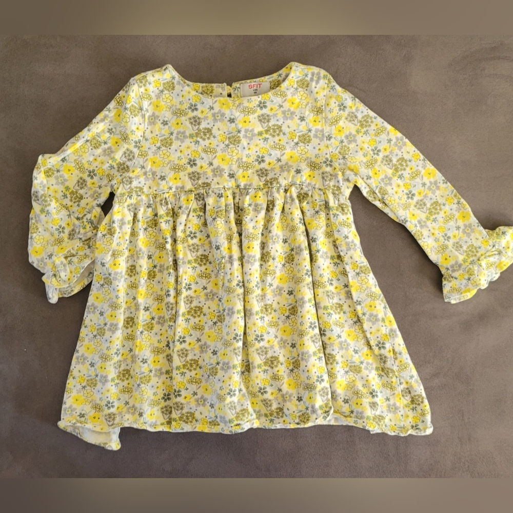 Girls SFIT Floral Flare Dress Size 18-24 Months